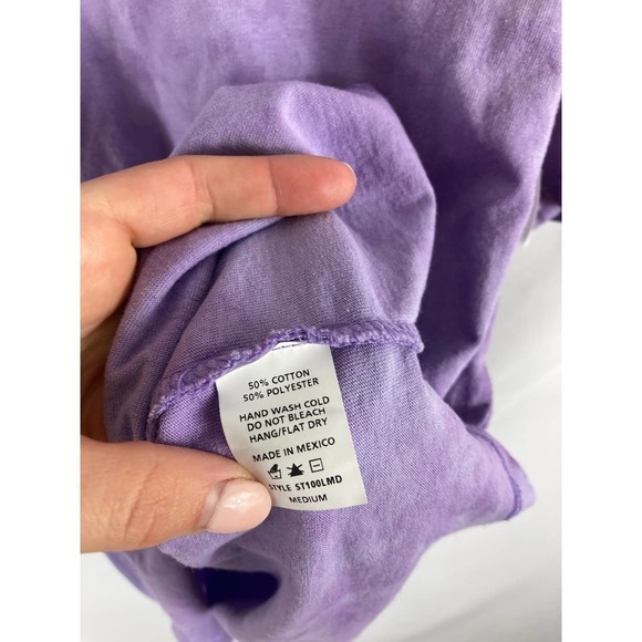 NWT Somewhere West Mineral Wash Ribbed Shoulder Tshirt - Picture 3 of 4